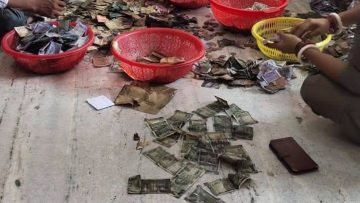 बाबा बैद्यनाथ मंदिर के 18 दानपात्रों से ₹17.67 लाख से अधिक की राशि प्राप्त, विदेशी मुद्रा भी मिली