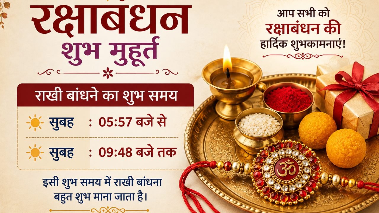 कल कब बांधें राखी? जानिए रक्षाबंधन का शुभ मुहूर्त और सही समय